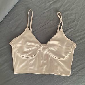 Satin Crop Top